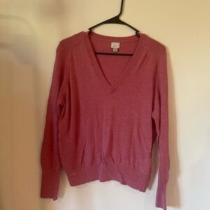 a new day Women's V-Neck Sweater in Pink